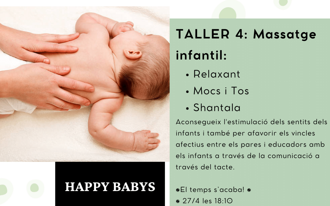 Taller 4 Happy Babys: Massatge Infantil